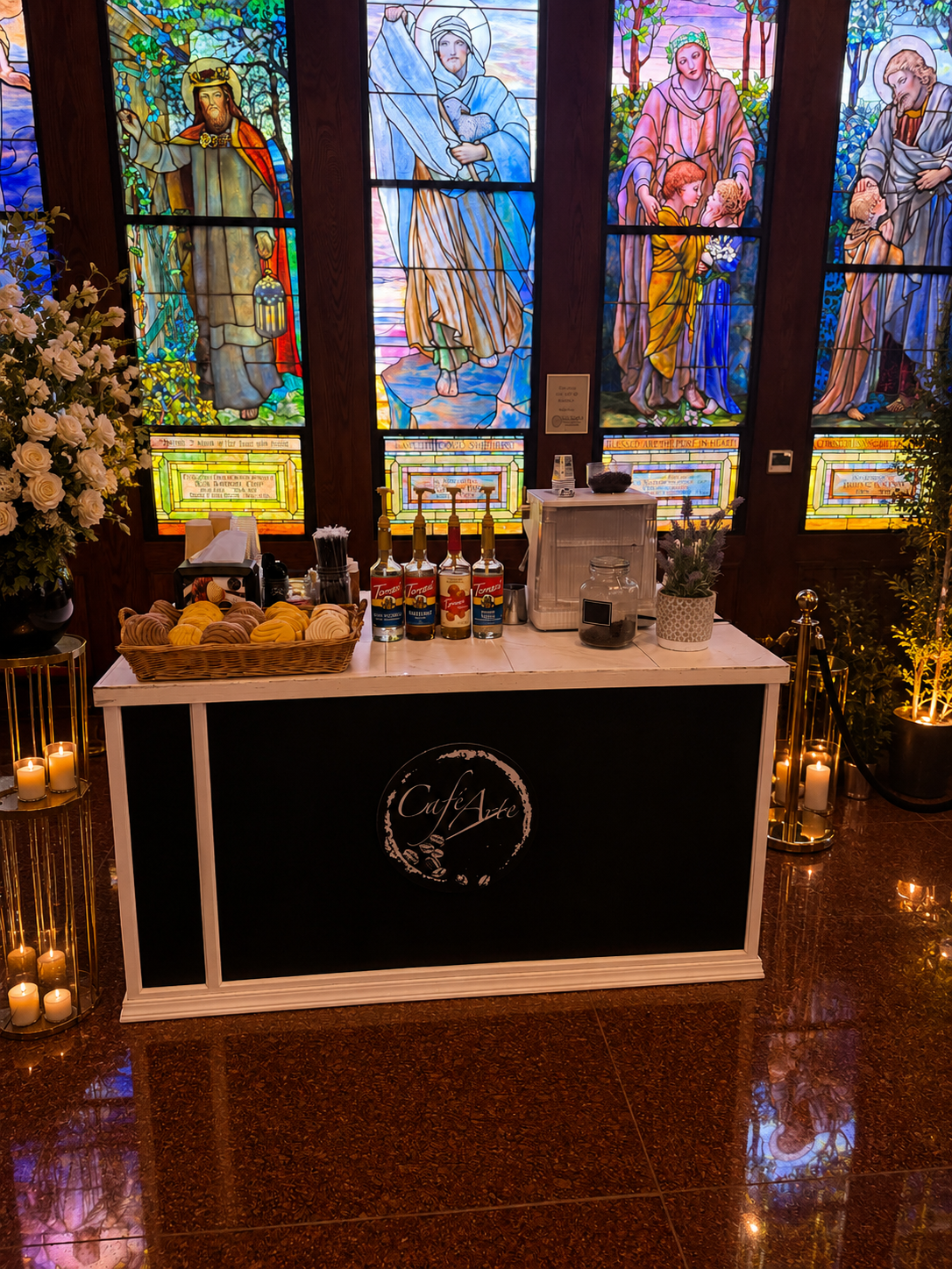 Coffee Bar 2 horas — barra Cafe Arte en boda